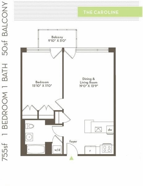 Floorplan - The Caroline
