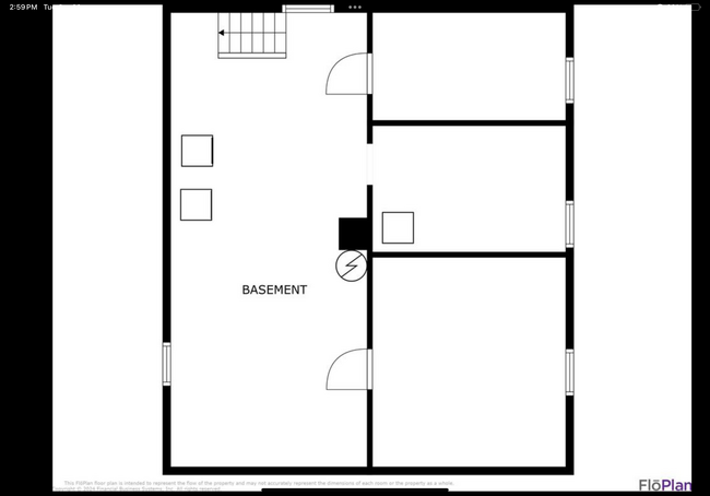 Basement Floor Plan - 40 S Centennial St