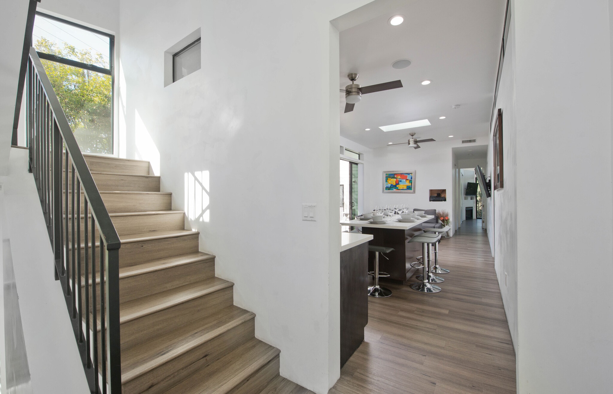 Stairs to Roofdeck - 809 Warren Ave