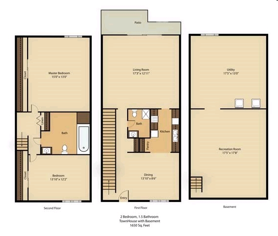 2BR/1.5BA - Northtowne Apartments