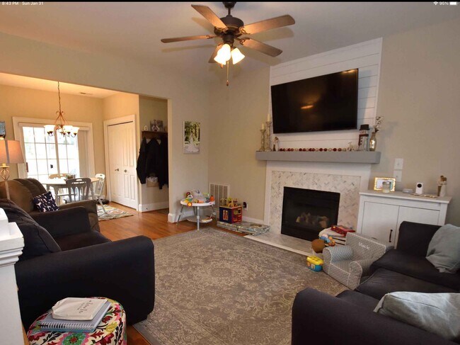Living Room with fireplace - 1001 Garden Gate Dr