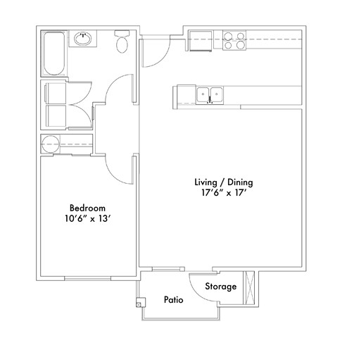 Floorplan - Scriber Creek Apartments