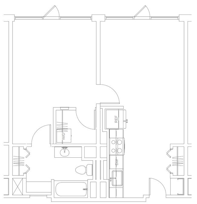 Floorplan - West 7th Apartments