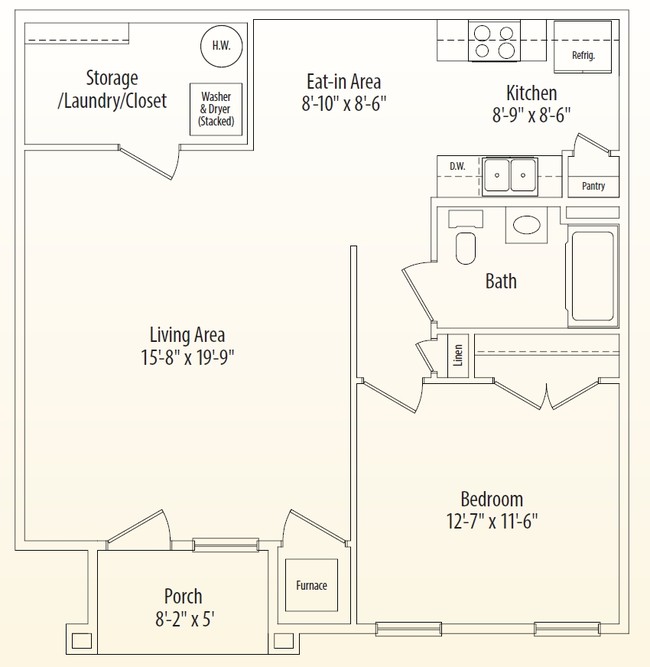 Bent Creek Apartments: The Somoa - Bent Creek Apartments