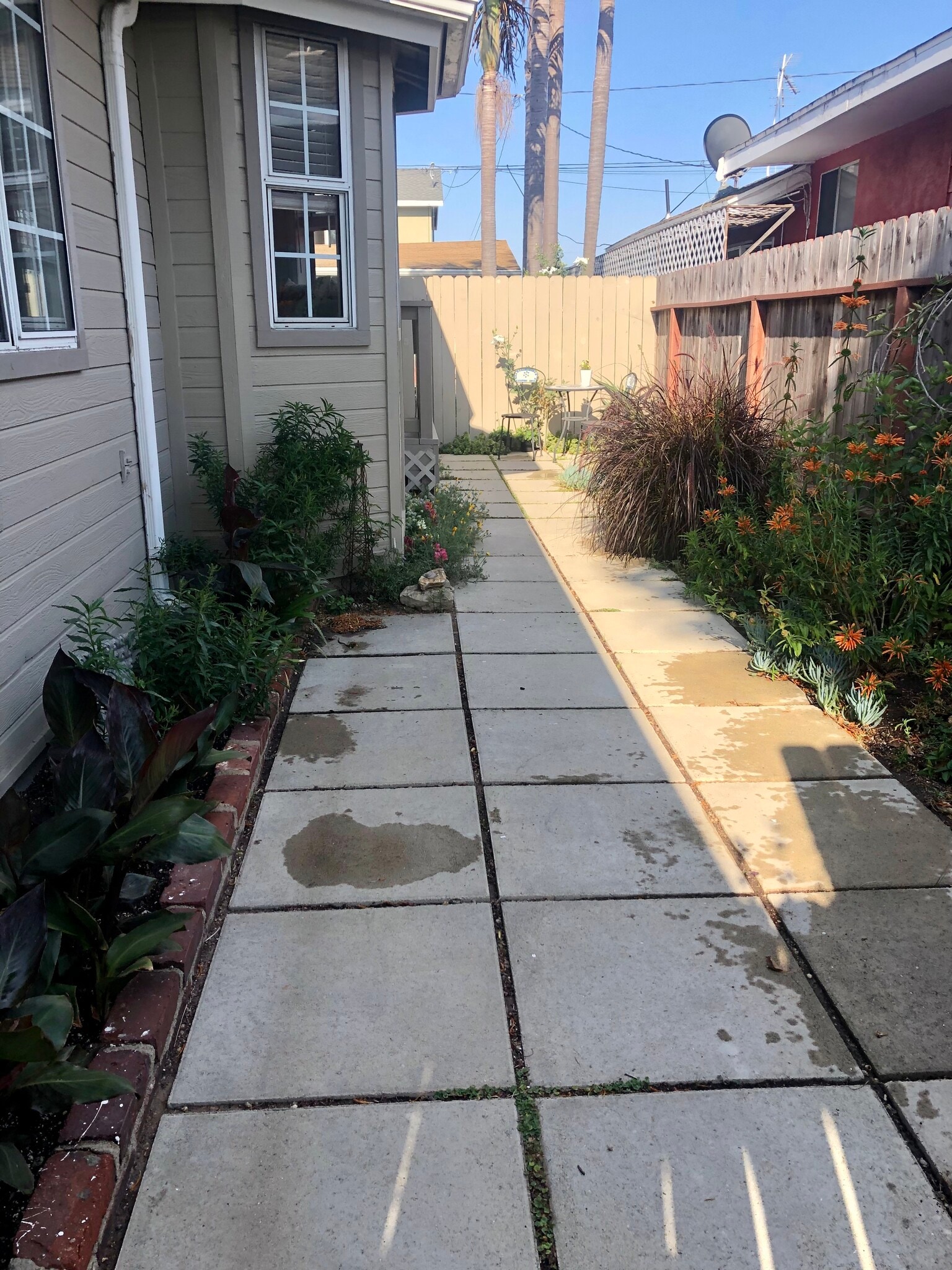 Gated side yard off kitchen porch. - 2208 Gramercy Ave