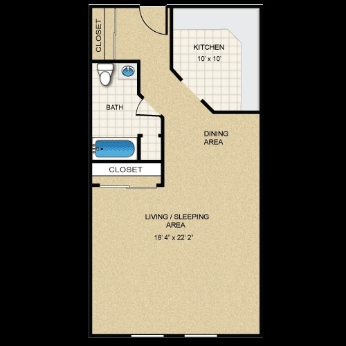 Studio - Hudson Pointe