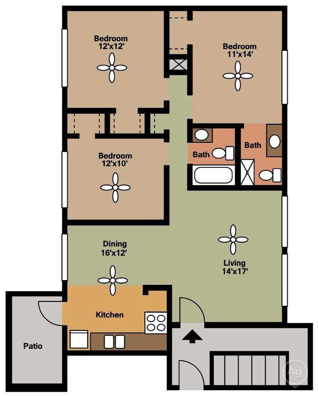 Floorplan - La Aloma Apartments
