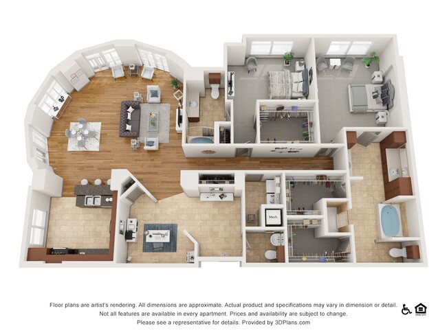 Floorplan - The Residence at Southpark