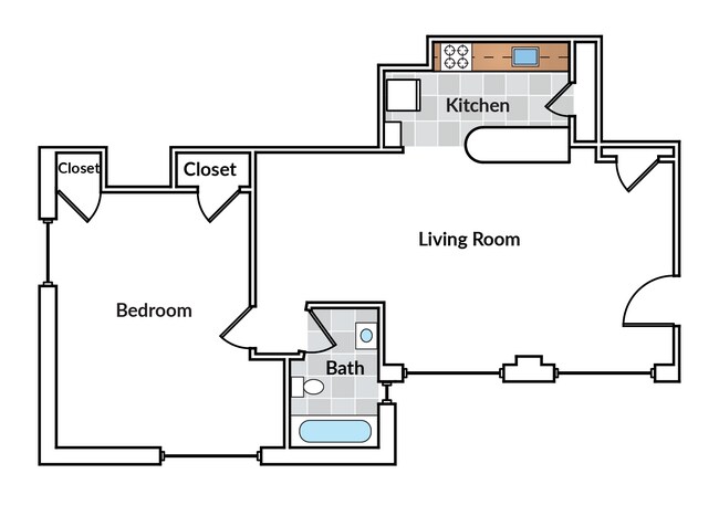 Floorplan - Chillum Terrace Apartments