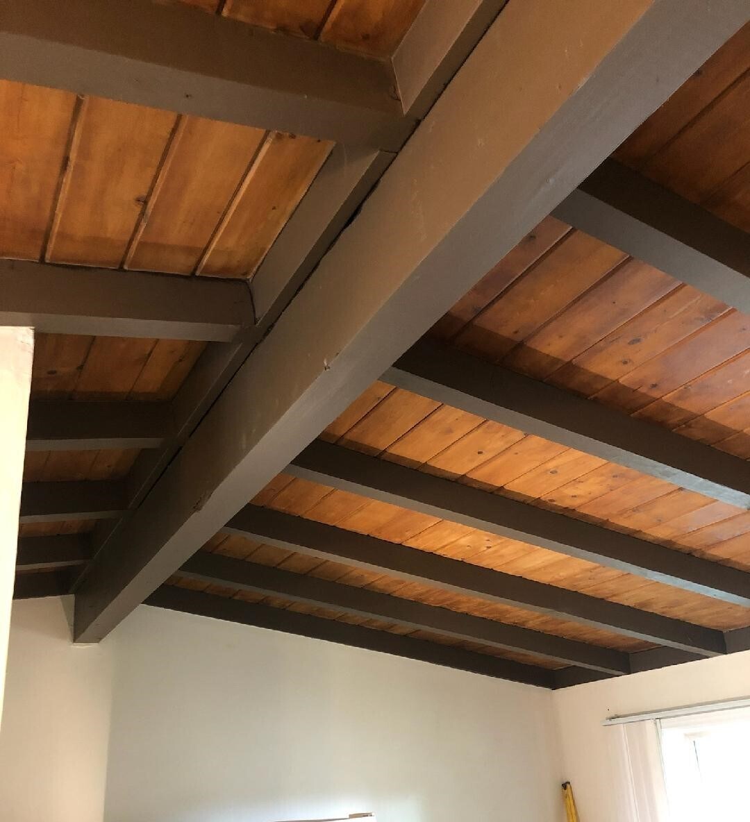 View of Ceiling Beams in Living/Eining Room - 4607 Plaza Ln