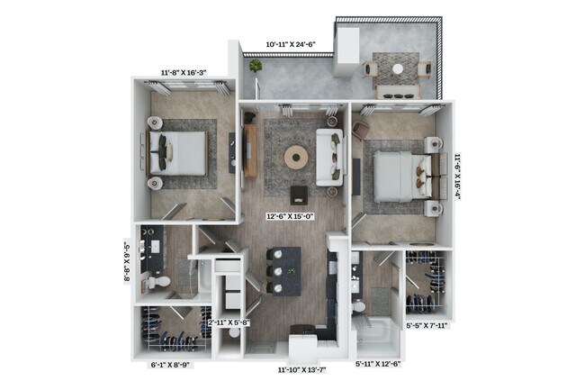 Floorplan - District 757 Apartments