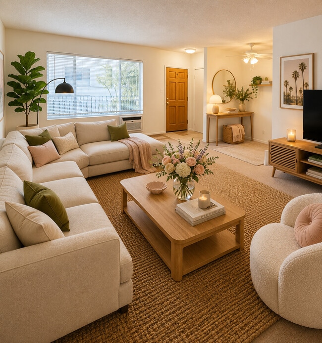 Welllesley 202 Living Room - 1319 Wellesley Ave