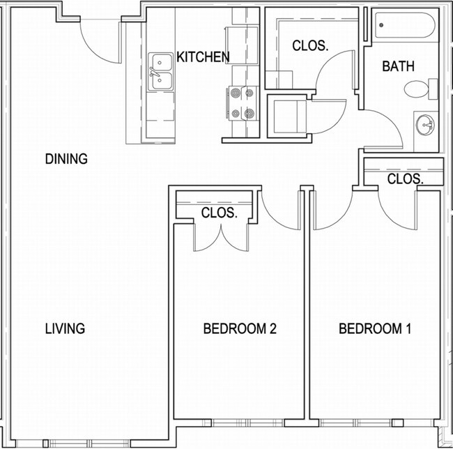 2BR/1BA - Ripley Gardens