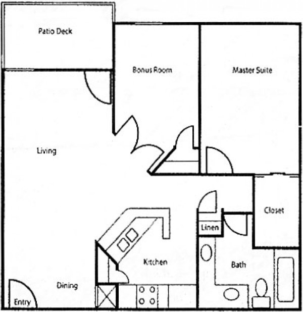 2BR/1BA - Brook Meadow Village