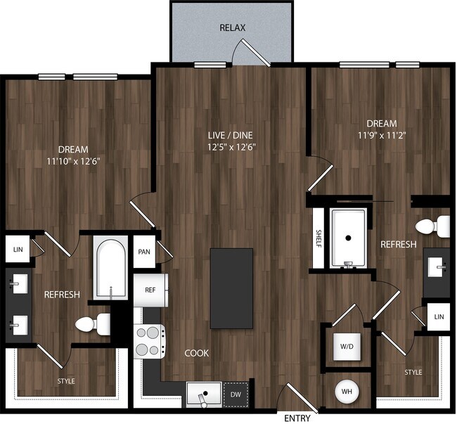 Floorplan - Skye at Love