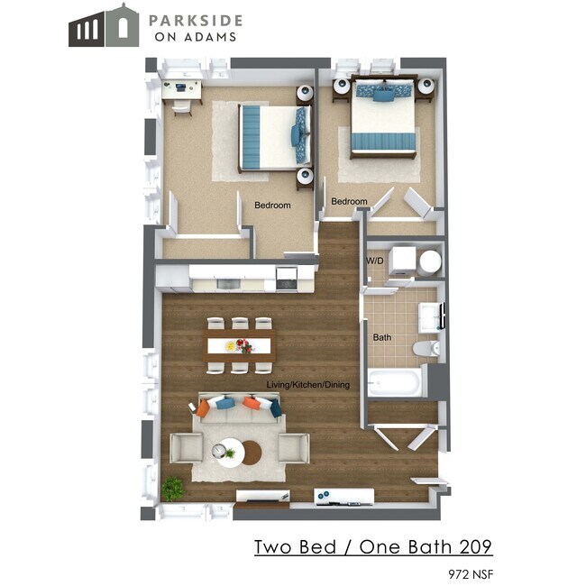 Floorplan - Parkside on Adams