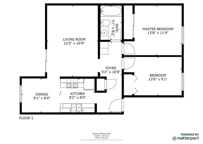 Floorplan - Cedar Crest Apartments