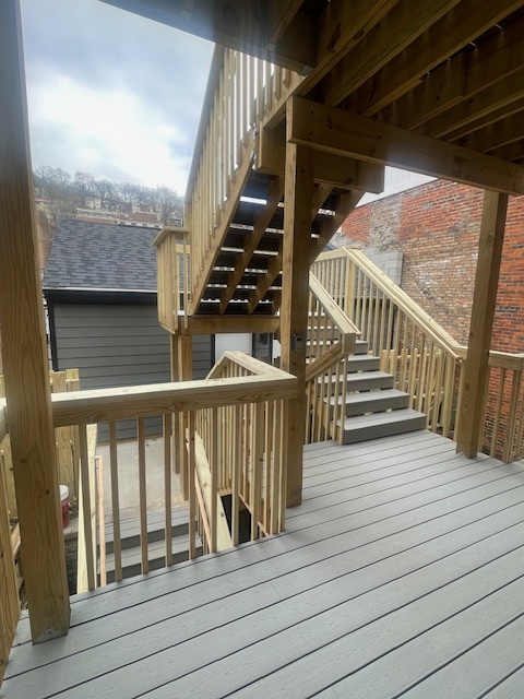 Deck and Garage - 50 E McMicken Ave