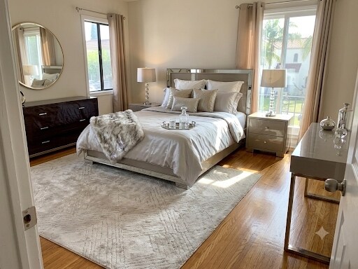 Digitally altered bedroom - 1239 S Hudson Ave