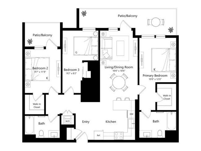 Floorplan - Lincoln/Broadway