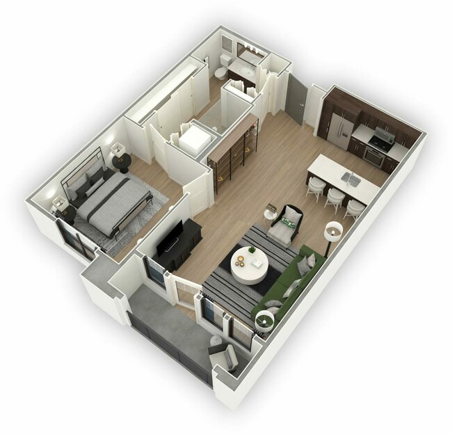 Floorplan - Lakeside Drive Apartments