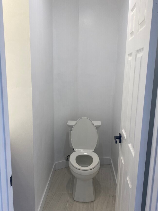 Half bathroom new toilet, and new vanities - 1437 Plumas St