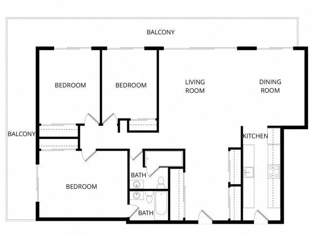 Floorplan - Capitol Towers