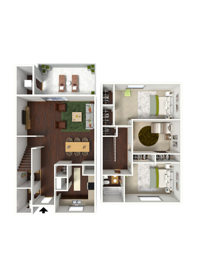 Floorplan - Village Square Apartments