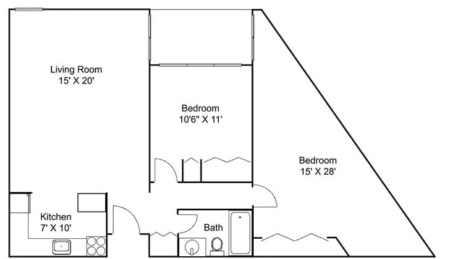 Floorplan - Hillsborough Apartments