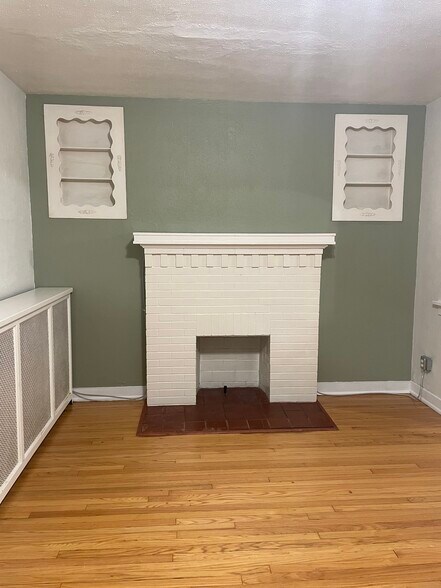 Living Room with Decorative Fireplace - 4417 Rosa Ave