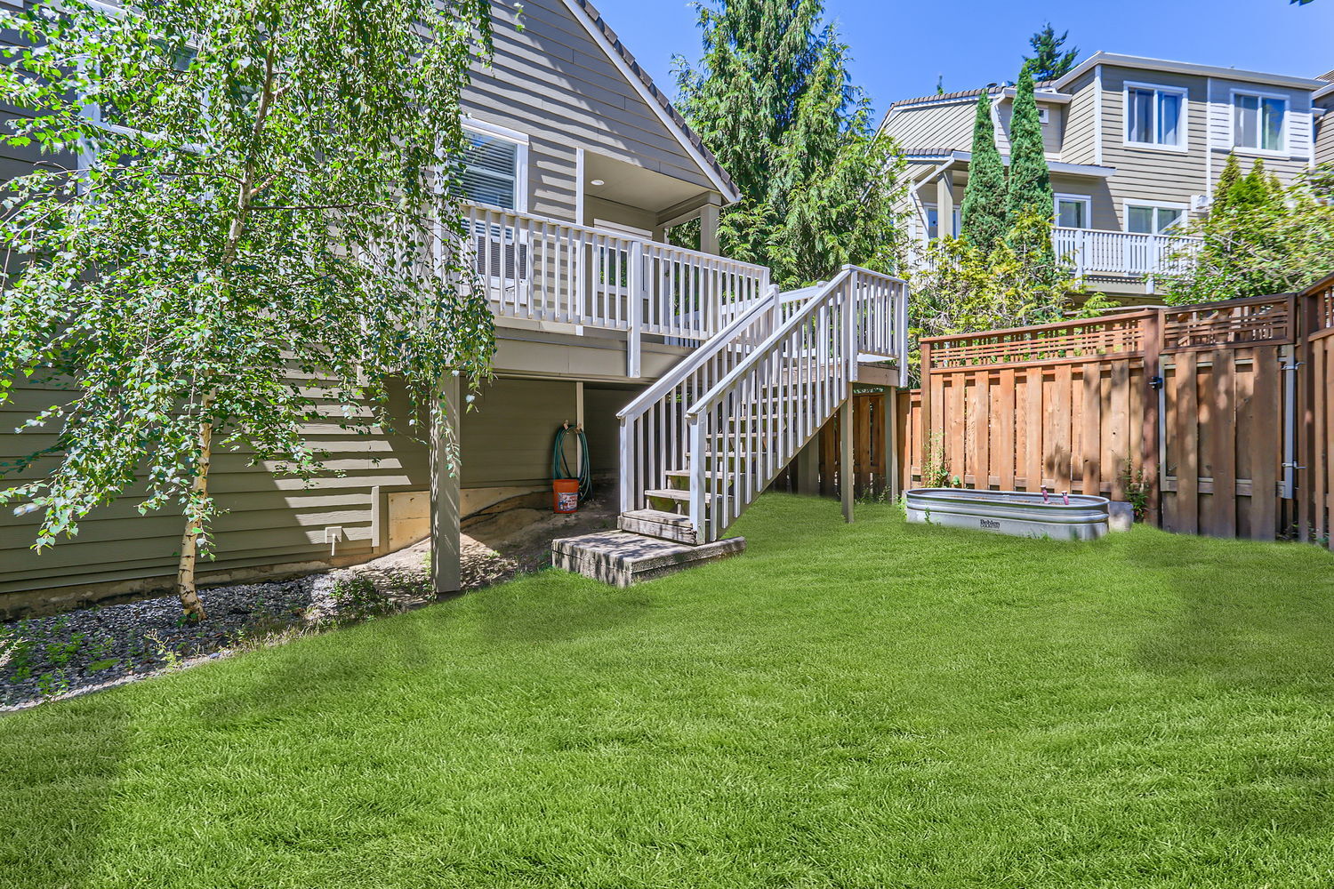 Fenced backyard - 10245 NW Wilshire Ln