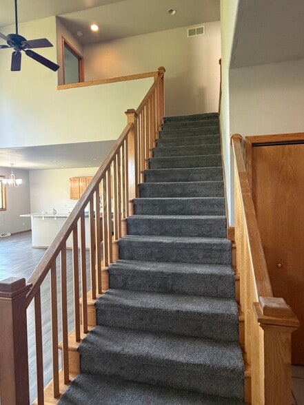 Stairs to second level - 207 Llanos St