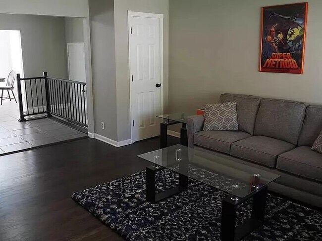 Spacious living room with beautiful wood floors - 1907 N 84th St