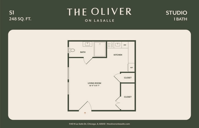Floorplan - The Oliver on LaSalle