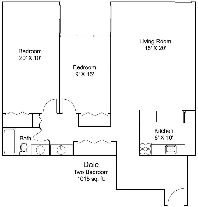 Floorplan - Hillsborough Apartments