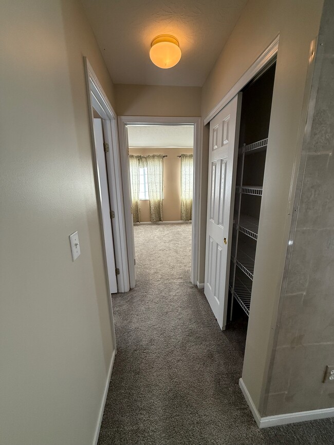 Hallway with Linen closet - 6560 Brier Lake Rd