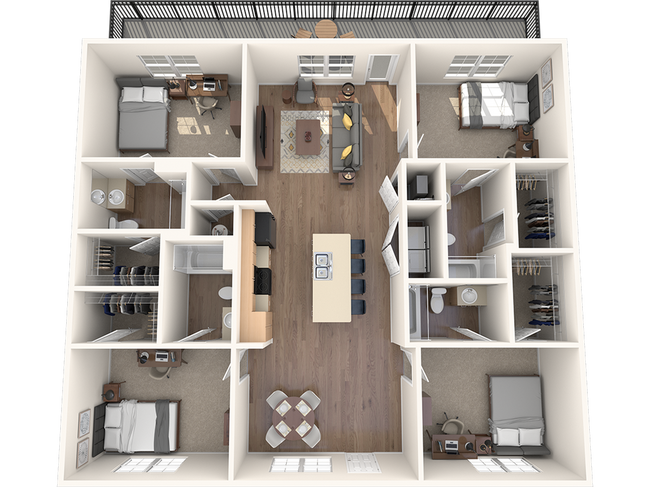 4 Bedroom Flat - Wildwood Baton Rouge