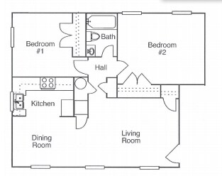 2BR/1BA - Merrifields Estates Apartments
