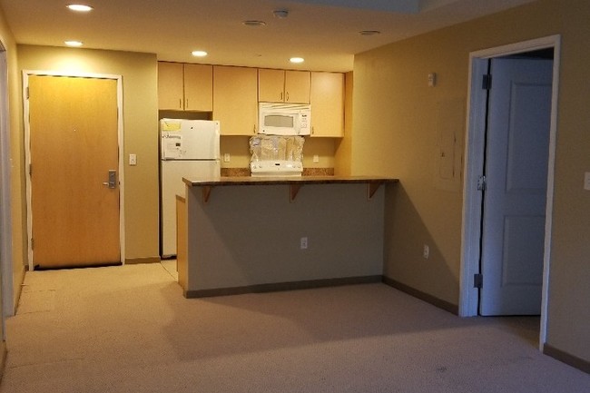Living room with open kitchen - 111 N 9th St