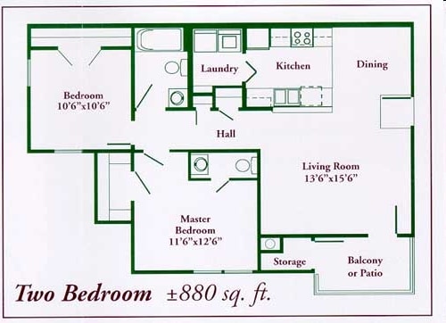 2BR/1.5BA - Taylor Pointe Apartments
