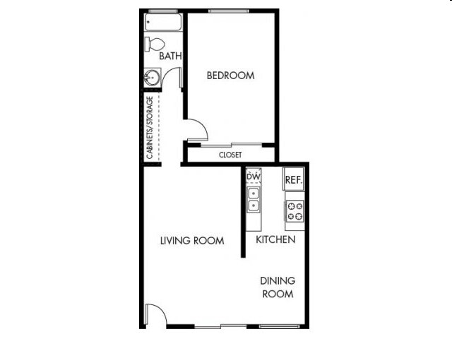 1BR/1BA - Vista Park Apartments