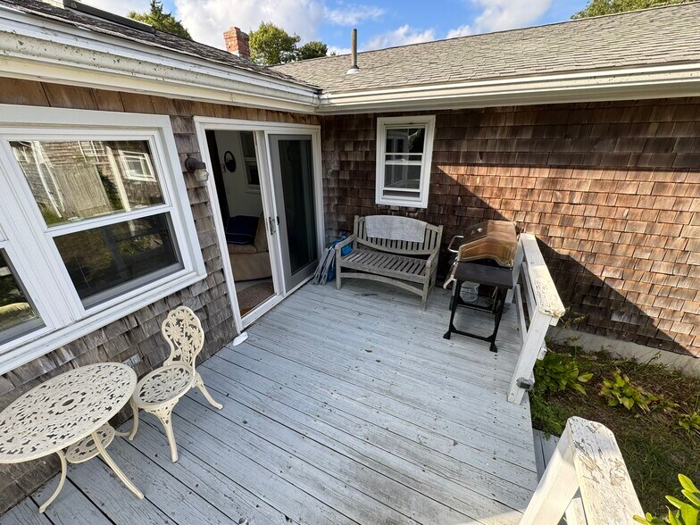 Slider to house from deck - 15 Lombardi Hts