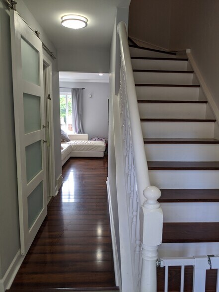 View from entrance w/ barn door - 111 Delmar Mitchell Dr