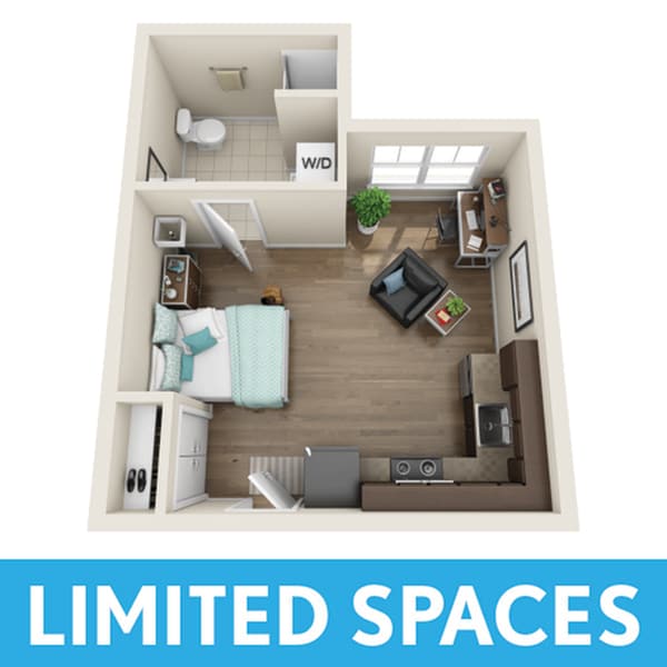 Seneca Studio - Limited Spaces - Twin River Commons