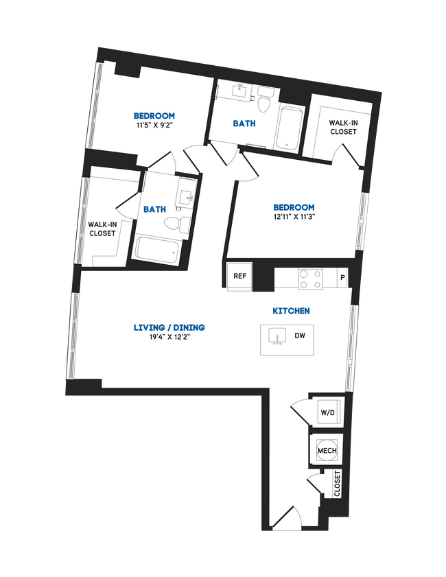 Floorplan - The Chase at Bryant Street