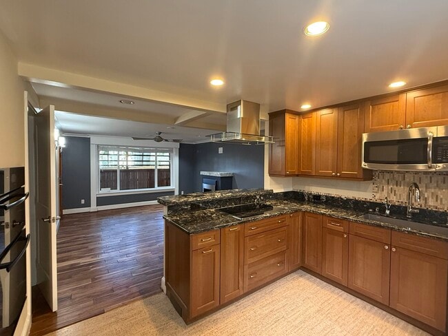Unit 1 Kitchen, Living - 1510 NE 170th St