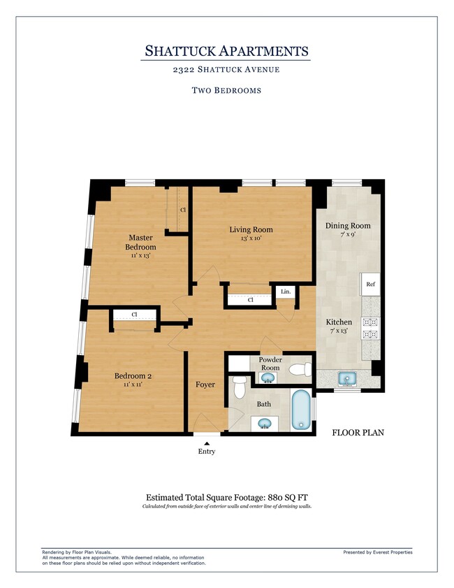 Floorplan - Shattuck Apartments