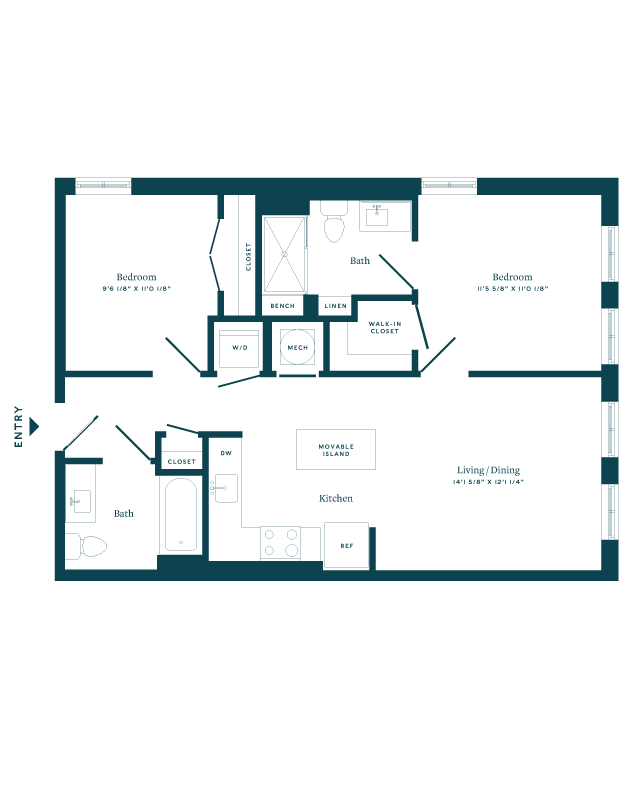 Floorplan - The Lockwood