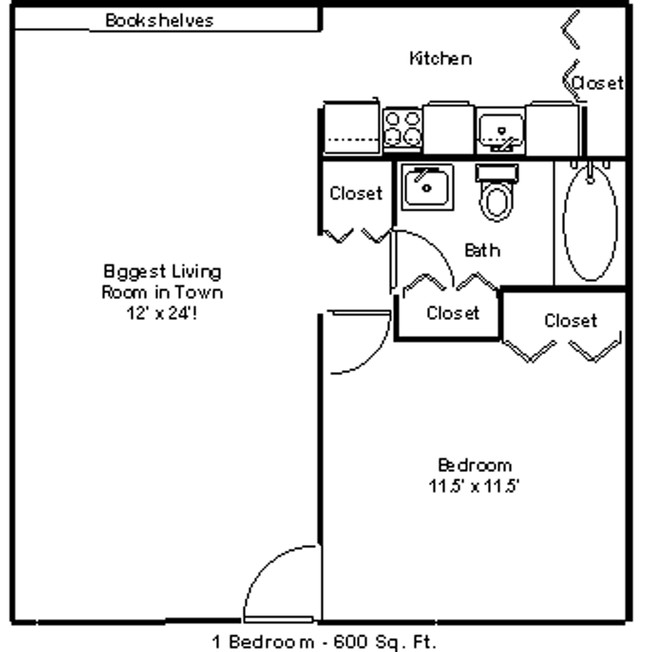 Floorplan - Slate Run Apartments