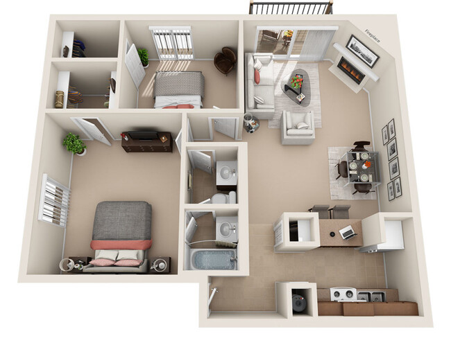 Floorplan - Foxboro Apartments